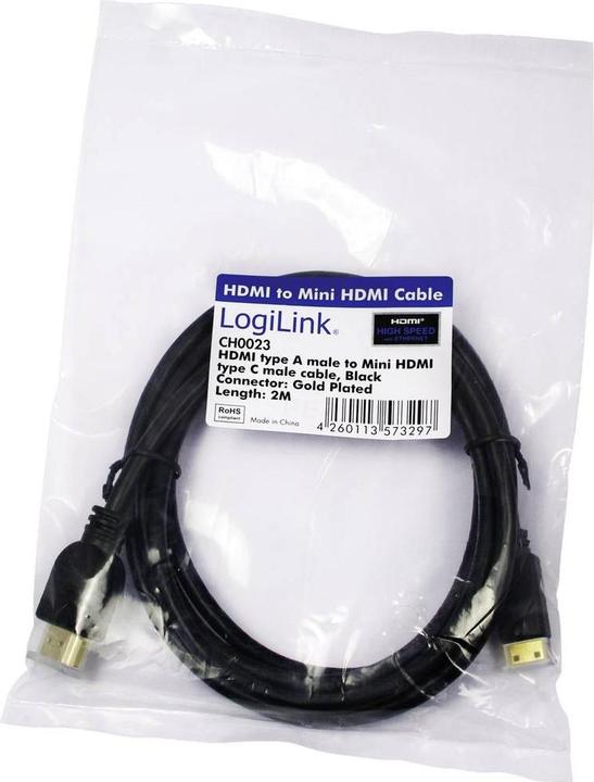 Image du produit LogiLink HDMI (Typ A) — HDMI (Typ A) (2 m, HDMI)