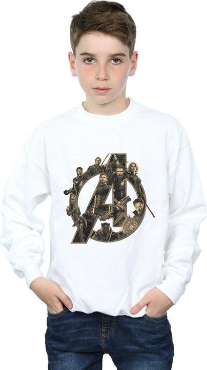 Produktbild Avengers Infinity War Logo Sweatshirt Jungen (140, 146)
