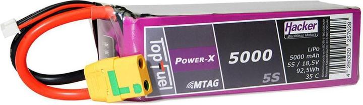 Image du produit Hacker Pack LiPo TF Power-X 5000mAh 5S MTAG (18.50 V, 5000 mAh)