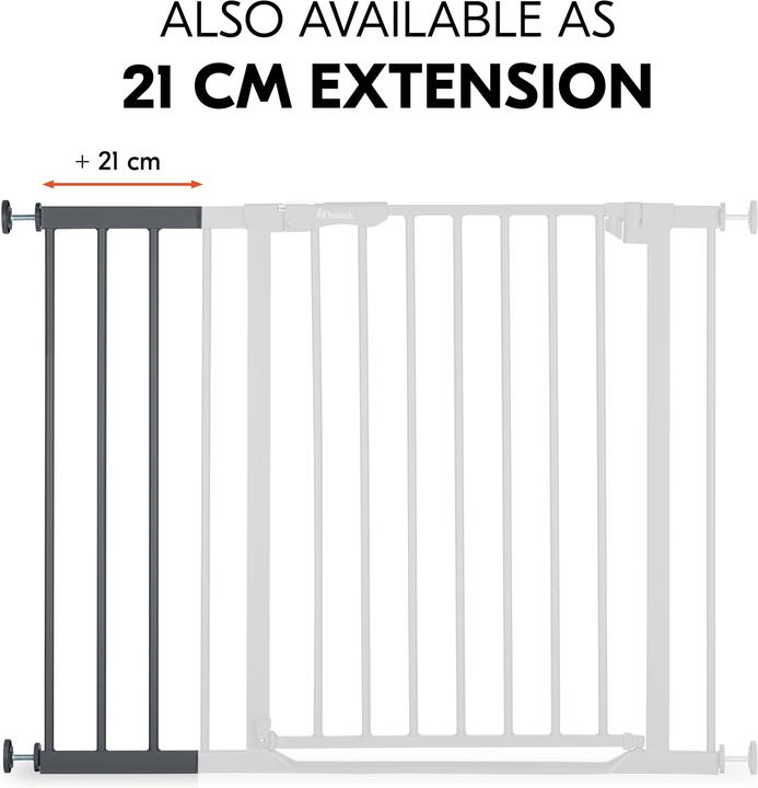 Immagine prodotto Hauck Estensione per cancello di sicurezza 9 cm Grigio scuro (9 cm)