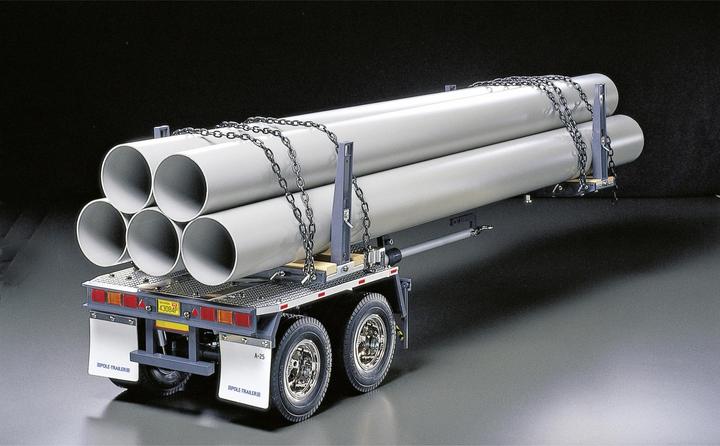 Actual product image Tamiya 1:14 RC Stake Telescopic Semi Trailer BS (Kit)