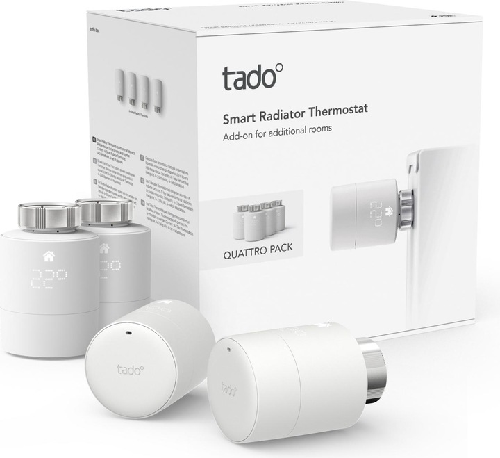 Produktbild tado° Smartes Heizkörper Thermostat – Quattro Pack