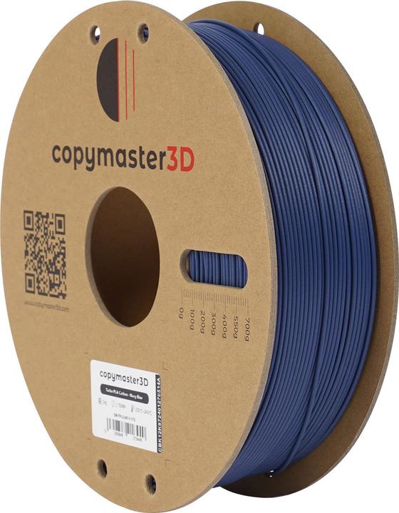 Actual product image Copymaster3D Turbo PLA Carbon Filament for 3D printer, 1.75 mm, blue (PLA, 1.75 mm)
