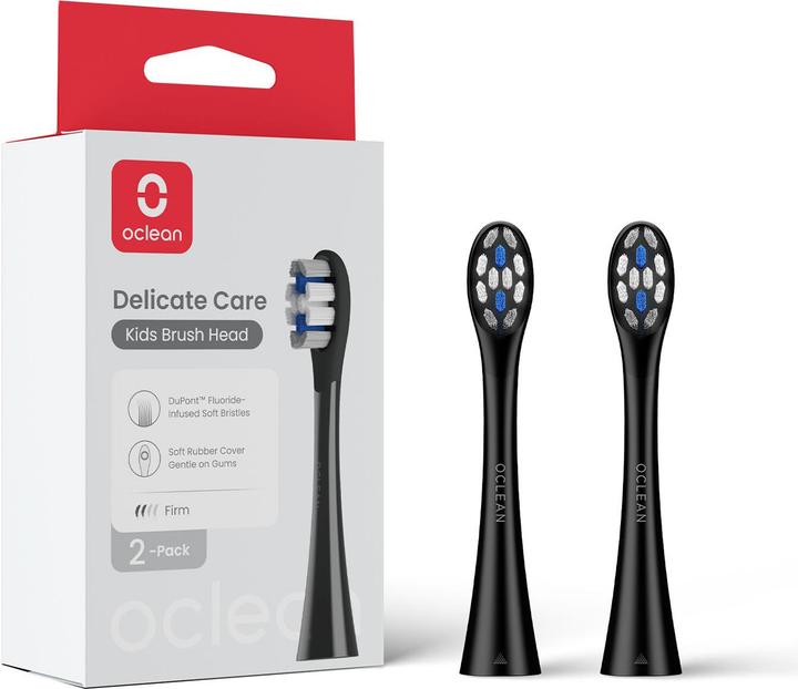 Actual product image Clean OCLEAN Brush Head Kids 2 Pack Black (2 x)