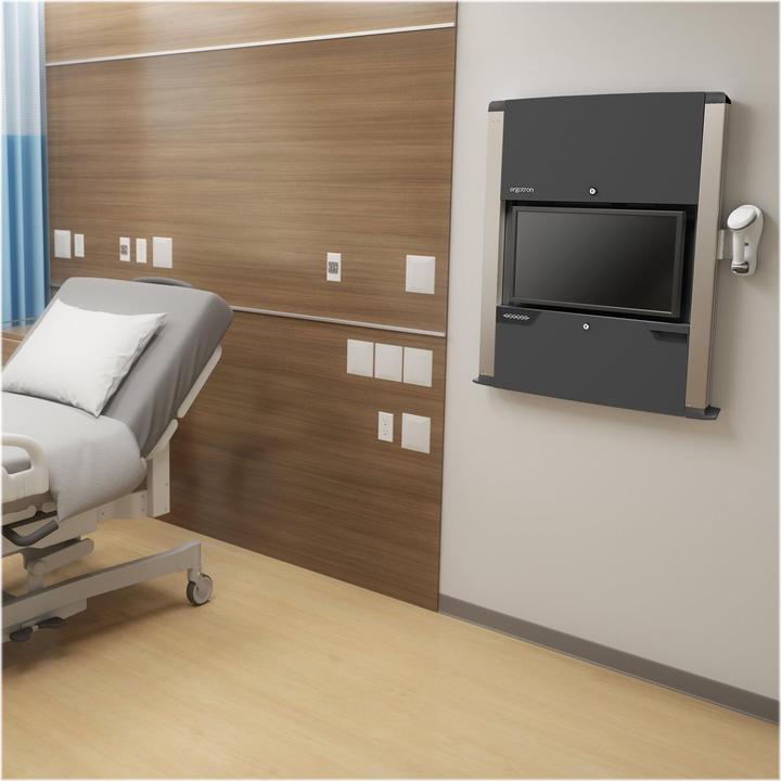 Produktbild Ergotron CareFit, Gehäuse, 609,6 - 685,8 mm (24 - 27 Zoll), 33,5 kg, Schwarz (Wand, 27")