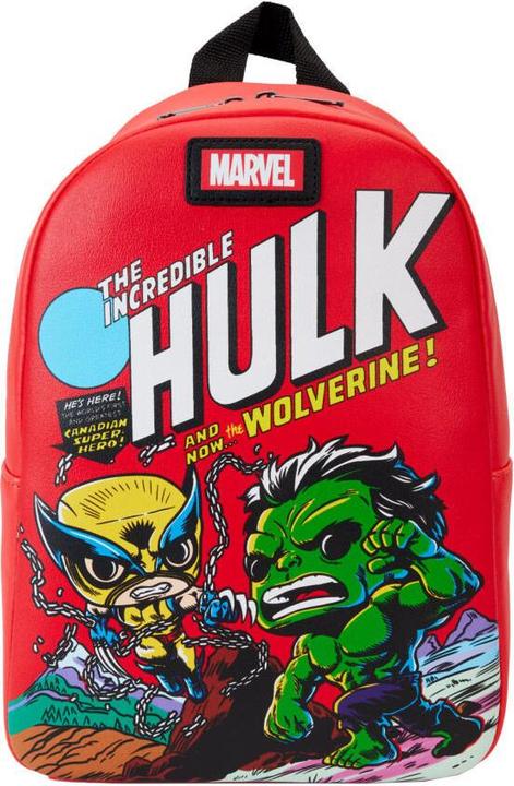 Actual product image Loungefly Pop! MINIBK: MARVEL - Wolverine - WOLVERINE 50TH ANNIVERSARY COMIC ACTION - X-Men - Premiu