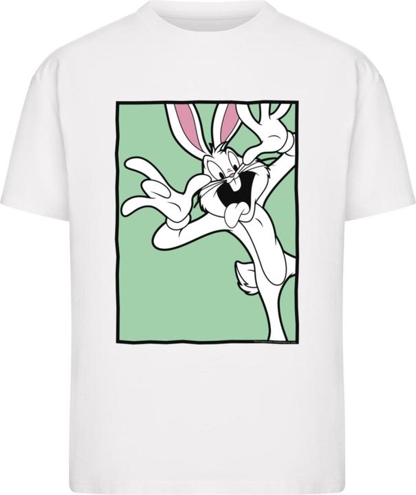 Produktbild Merchcode Looney Tunes Bugs Bunny Funny Face Ladies Tee white M (M)