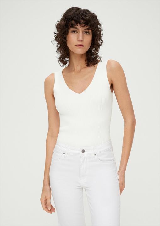 Image du produit s.Oliver Strickpullunder Rippstrick-Top aus Viskosemix (48)