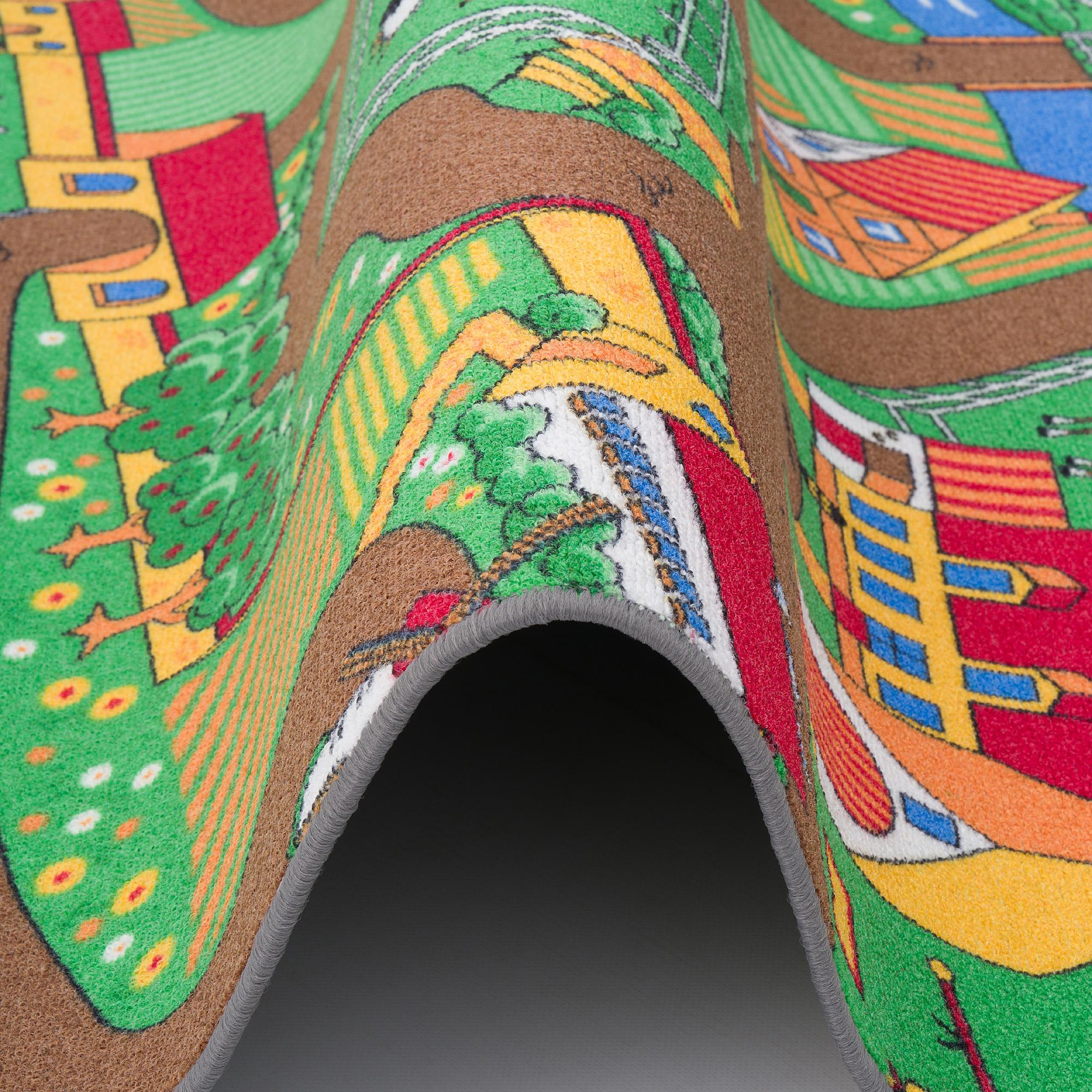 Thumbnail - Pergamon, Spielteppich + Spielmatte, Strassenteppich Beidseitig Strassenlandschaften (160 x 240 cm)