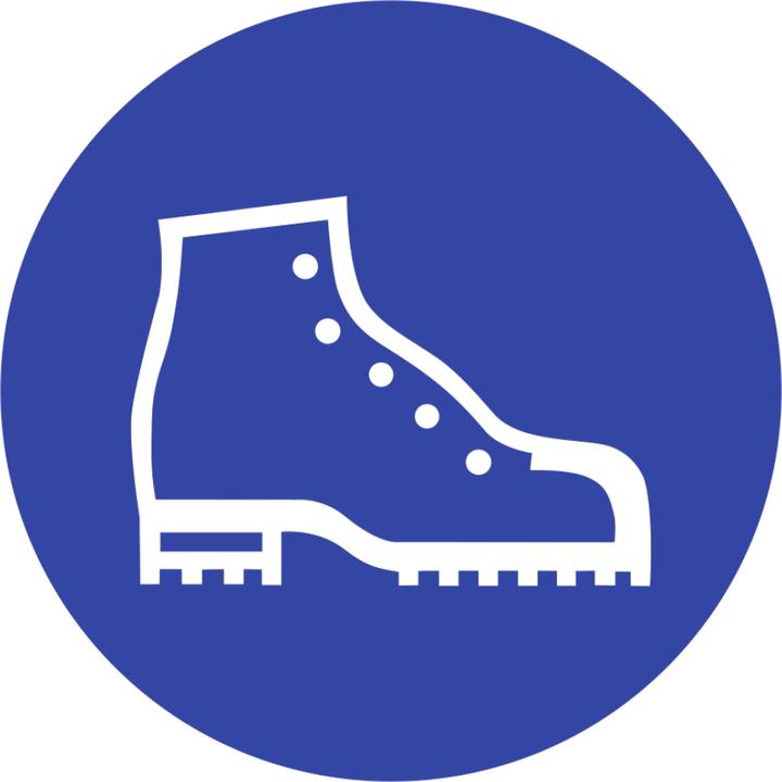 Image du produit Moravia Signal d'obligation Utiliser des chaussures de sécurité Aluminium, Ø 200 mm