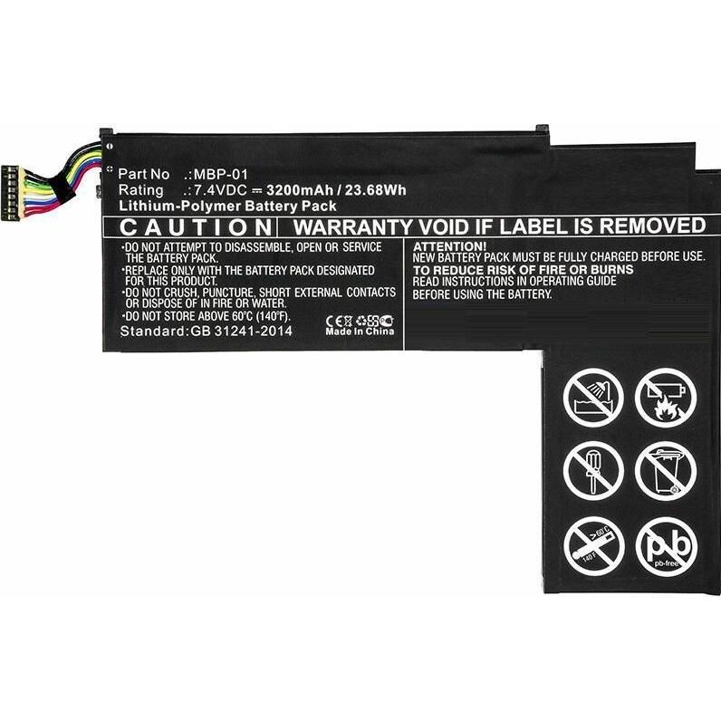 Thumbnail - CoreParts Laptop Battery for Asus (1 Zellen, 3200 mAh), Notebook Akku, Schwarz