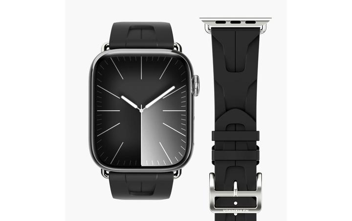 Produktbild Vonmählen Armband A. R. Exclusive Apple Watch 38/40/41 mm Schwarz (Silikon)