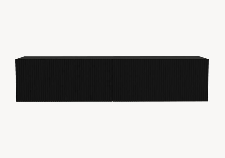 Produktbild En.Casa TV-Lowboard hängend Verpsboga 135x32x30 cm Schwarz (135 x 30 x 30 cm)