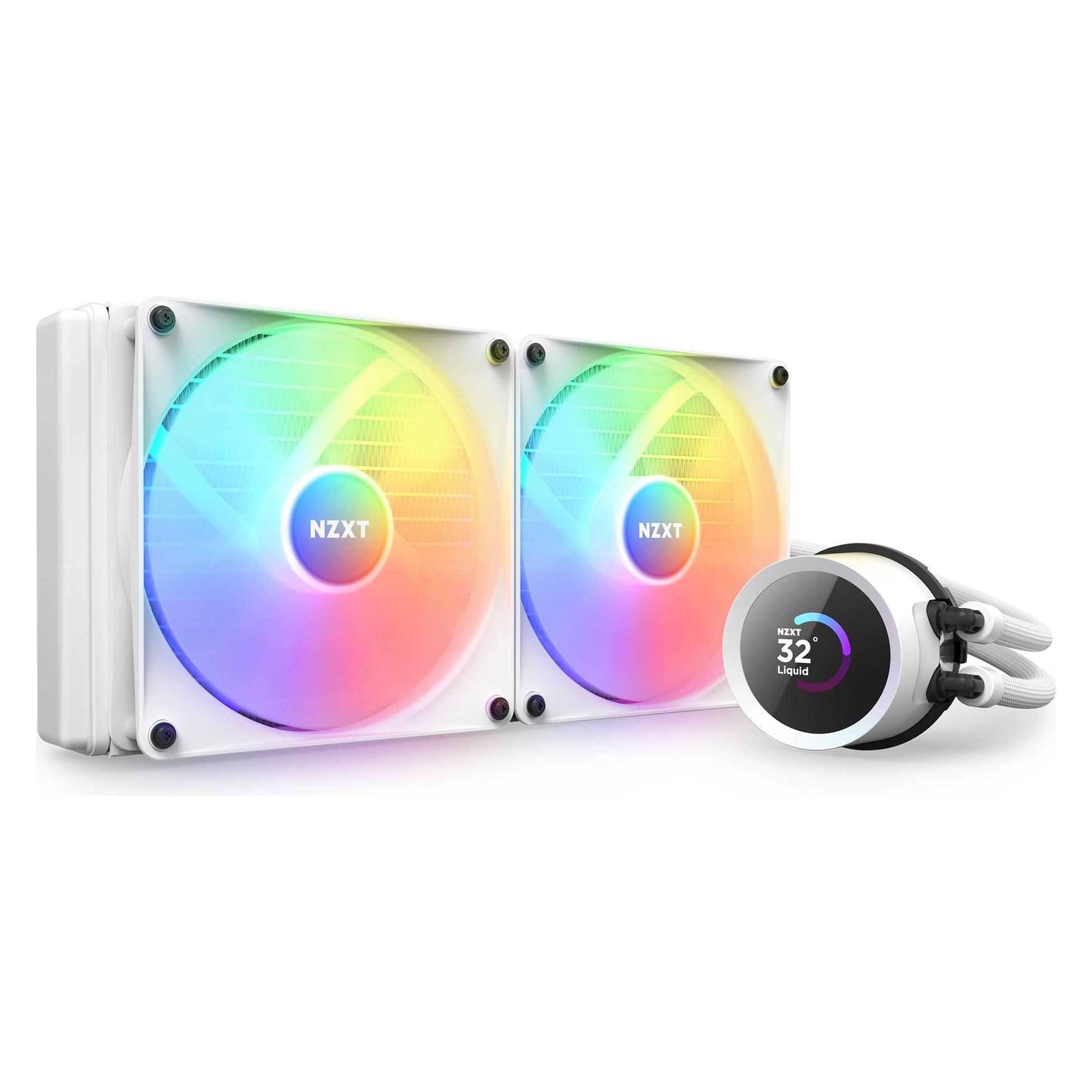 NZXT Kraken 280 RGB, CPU Wasserkühler, Weiss