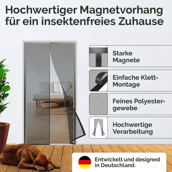 Produktbild Nematek Fliegengitter Magnetvorhang (80 x 200 cm)