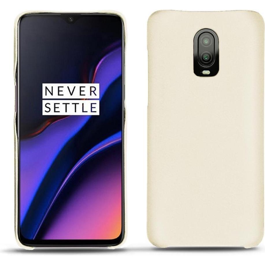 Noreve Lederschutzhülle (OnePlus 6T), Smartphone Hülle, Weiss