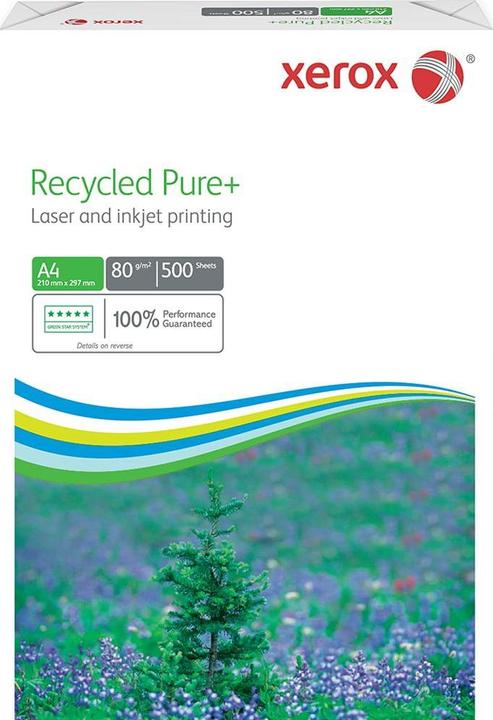 Produktbild Xerox Kopierpapier Recycled Pure + A4, Weiss, 80 g/m², 2500 Blatt (A4, 2500 Blätter, 80 g/m²)