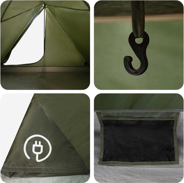 Produktbild vidaXL Campingzelt (2.45 kg, 4 Personen)