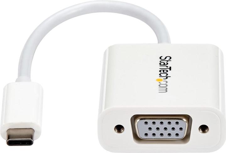 Actual product image StarTech USB-C To VGA Adapter - White (VGA, 1750 cm)