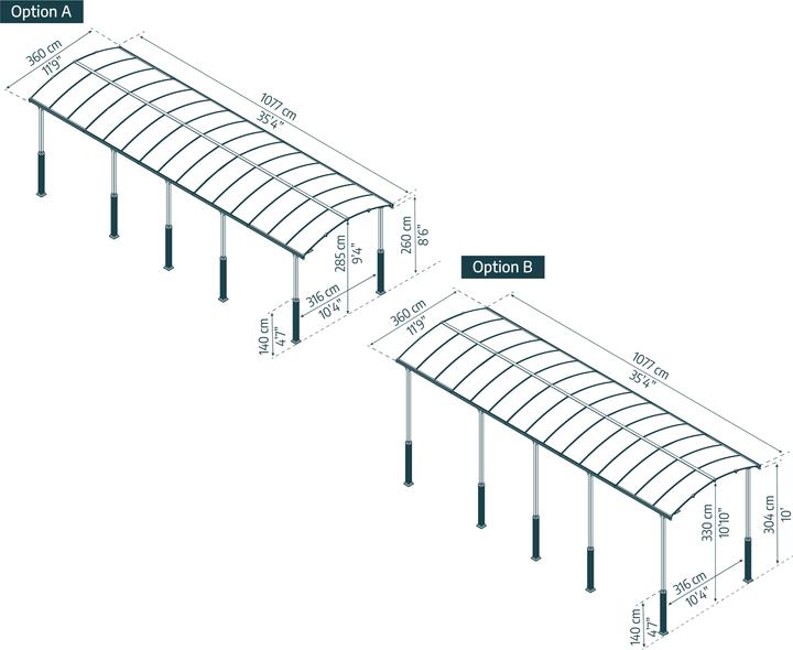 Actual product image Palram Alpine 10600
