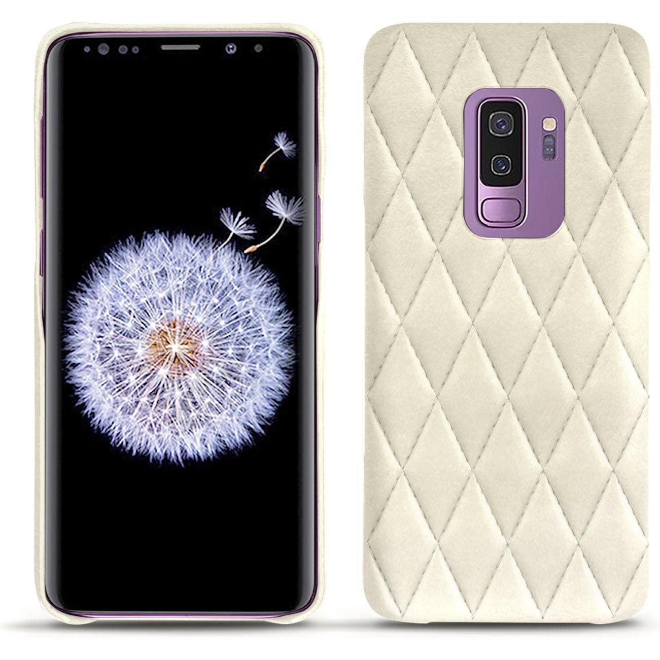 Thumbnail - Noreve Lederschutzhülle (Samsung Galaxy S9+), Smartphone Hülle, Weiss