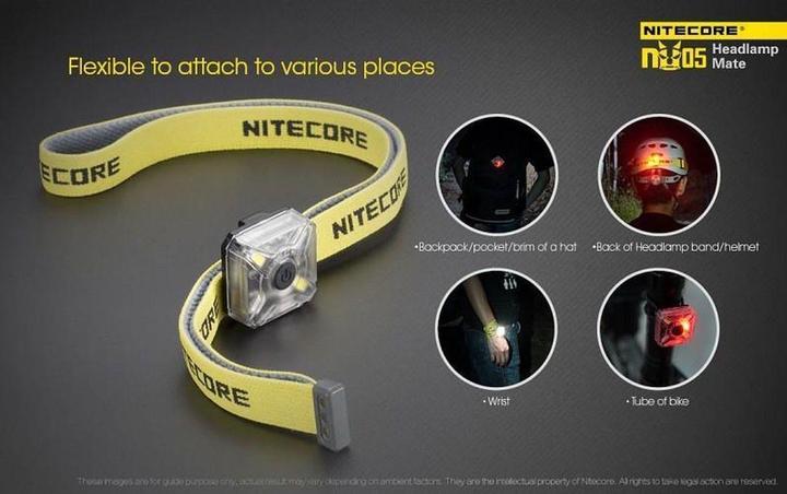 Produktbild Nitecore NU05 mit Kopfband (35 lm)