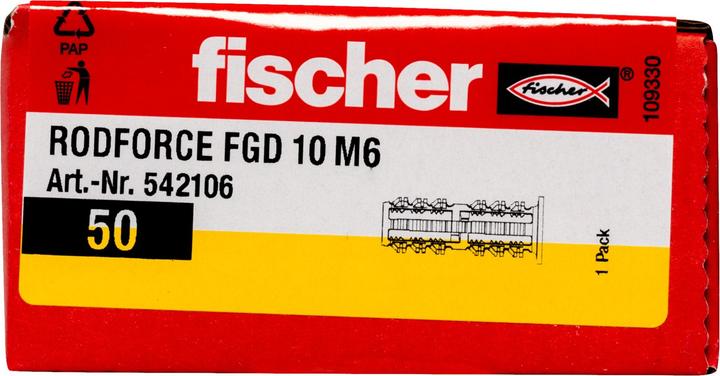 Image du produit Fischer Rodforce FGD 10 M6 (50 pcs)
