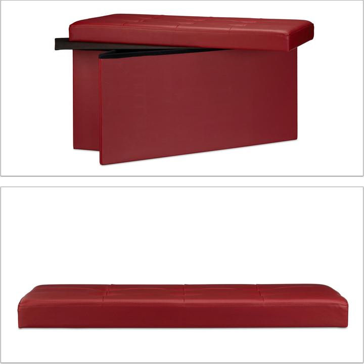 Immagine prodotto Relaxdays Spazio di stoccaggio su panchina (76 cm)