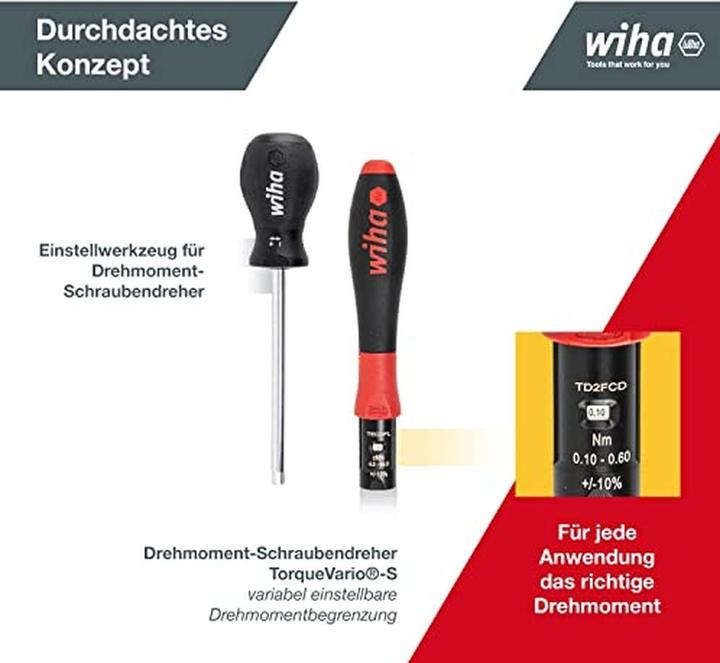 Actual product image Wiha Workshop Torque Screws (Allen screw)
