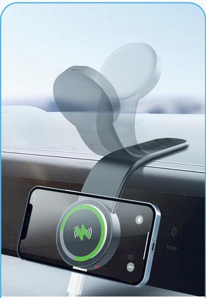 Produktbild 2GO KFZ-Magnethalter FlexCharge Handyhalterung MagSafe