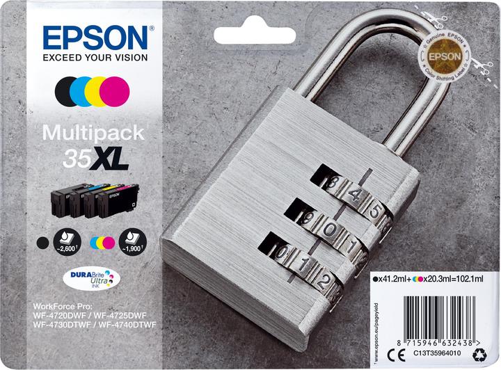 Produktbild Epson 35XL DuraBrite Ultra Multipack (M, C, Y, BK)
