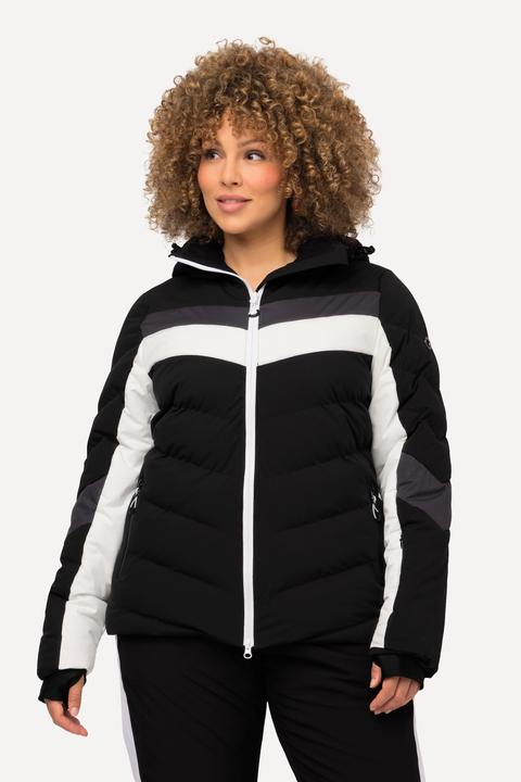 Image du produit Ulla Popken Veste de ski, imperméable, jupe de protection contre la neige, fermeture Éclair à double sens (46, 48)