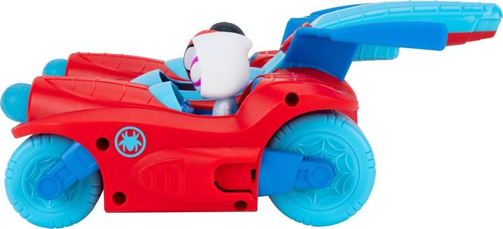 Actual product image Spiderman Spidey 3-in-1 Fahrzeug Jet + 2 Motorräder