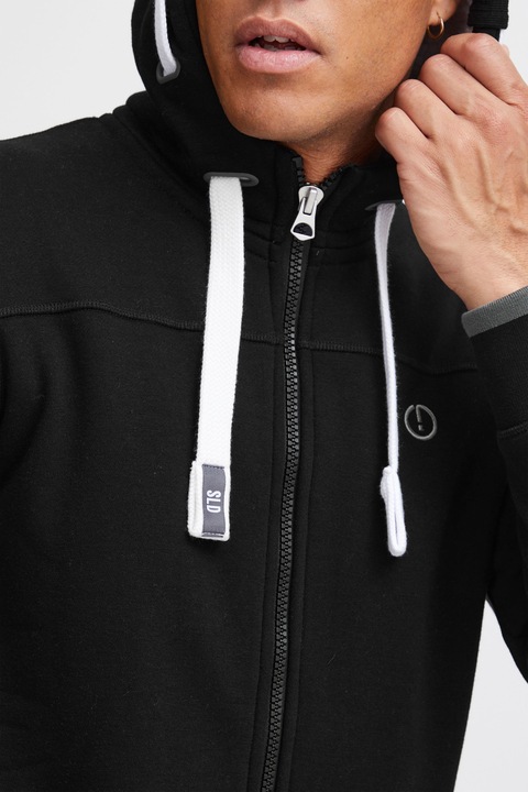 Image du produit Solid BenjaminZip Pile Veste En Sweat Avec Peau De Mouton Zippé Sweat-Shirt Pour Homme À CapucheDoub (S)