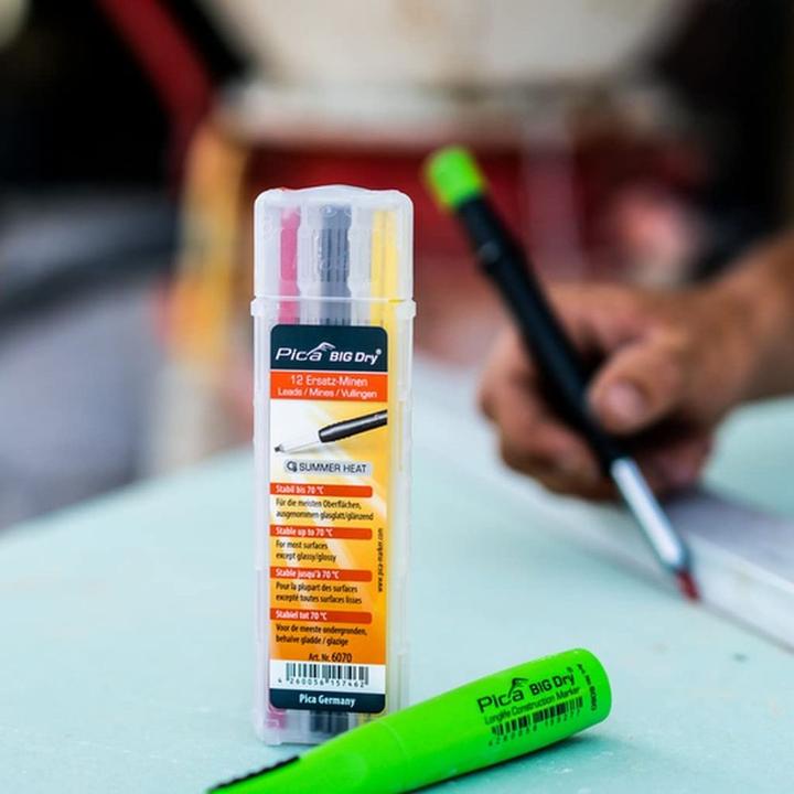 Actual product image Pica Replacement refills BIG-Dry SUMMER (12 pcs., 2 mm, 2B)