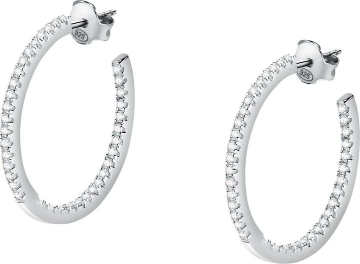 Immagine prodotto Morellato Tesori SAIW147 orecchini a cerchio in argento con zirconi (Argento 925)