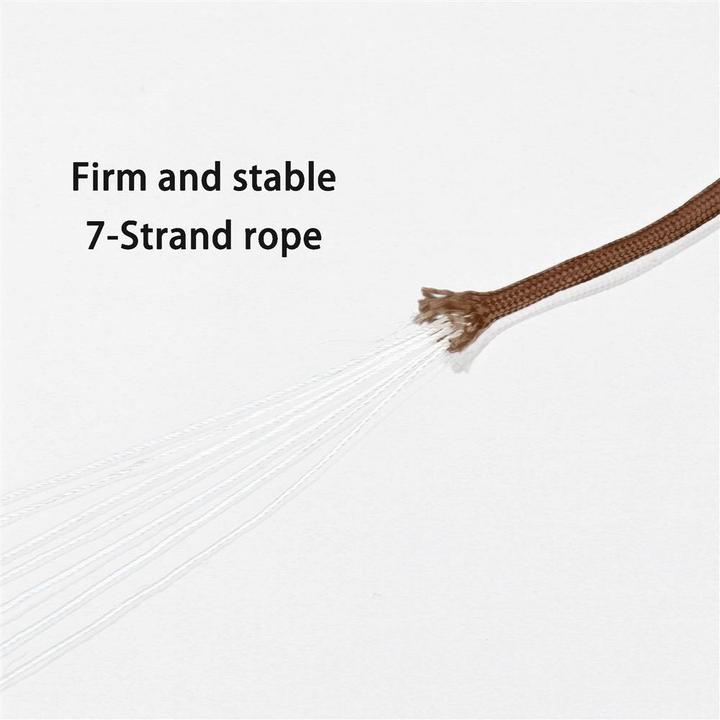Produktbild Intirilife 31m Nylon Outdoor Seil in BRAUN (23.30 m)