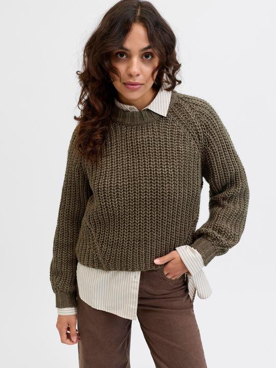 Produktbild JJXX Jxkelly Chunky Crew Neck Knit Sn (M)