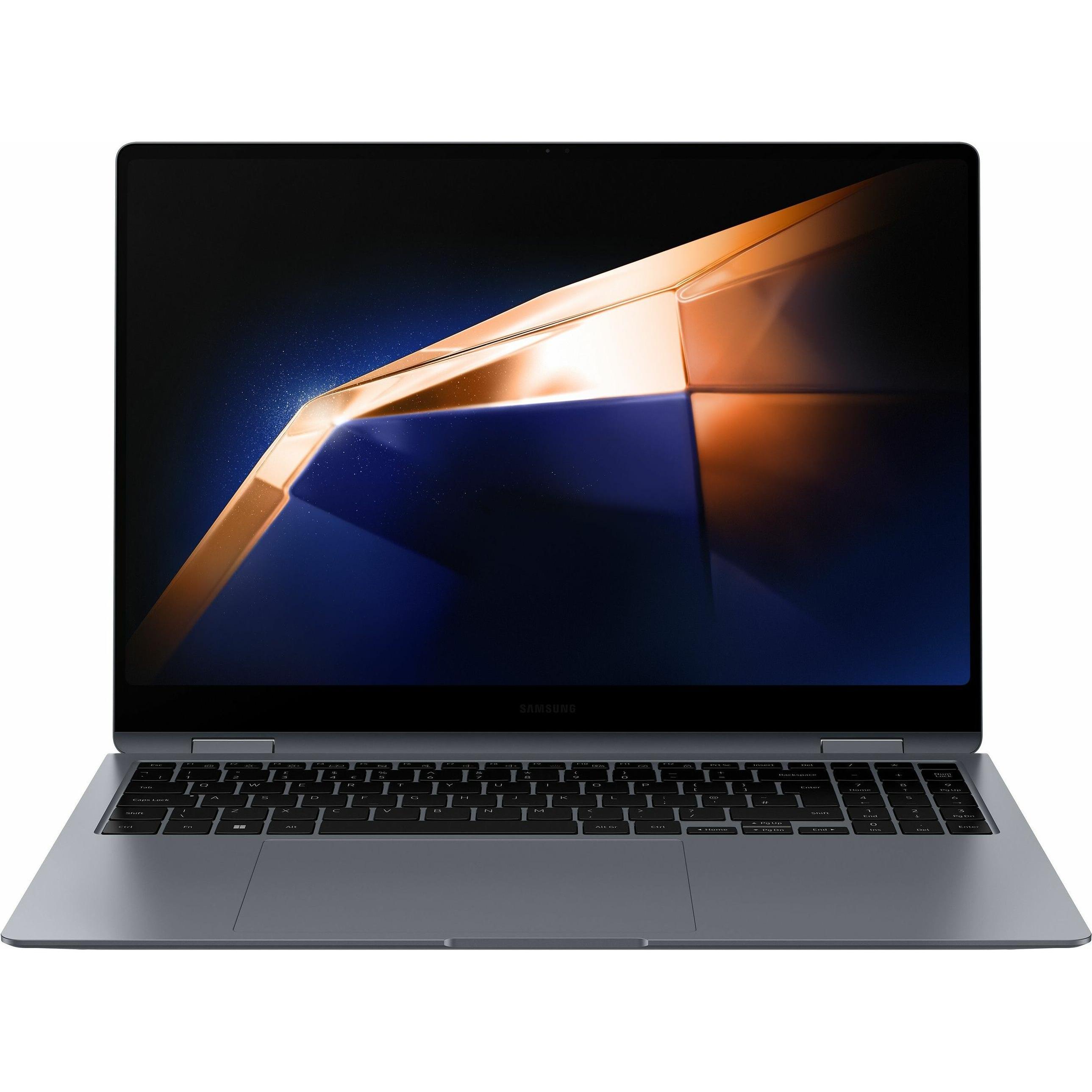 Samsung Galaxy Book4 Pro 360 (16", Intel Core Ultra 7 155H, 32 GB, 1000 GB, DE), Notebook, Grau