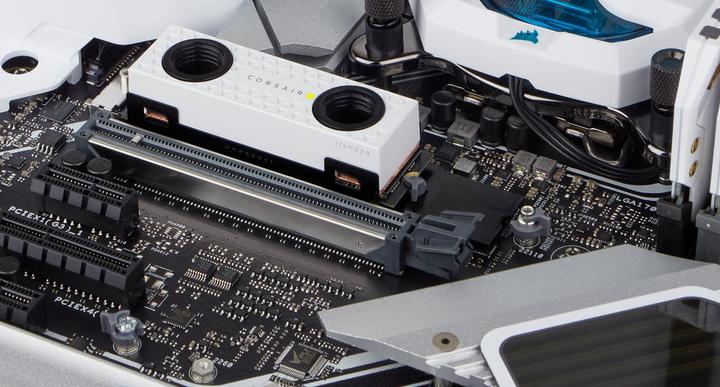 Immagine prodotto Corsair M.2 water block, XM2 2280 White