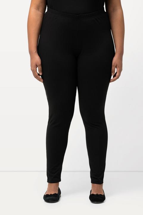 Actual product image Ulla Popken Stretch Knit Elastic Waist Slim Leggings (46, 48)