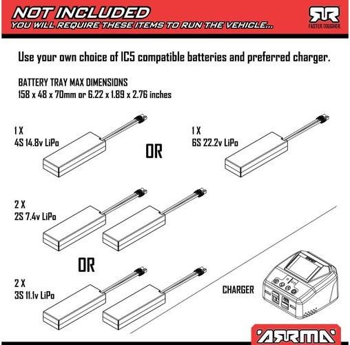 Produktbild Arrma Kraton BLX6S (RTR Ready-to-Run)