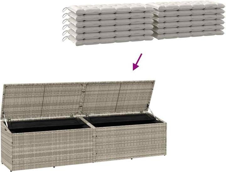 Produktbild vidaXL Garten-Aufbewahrungsbox