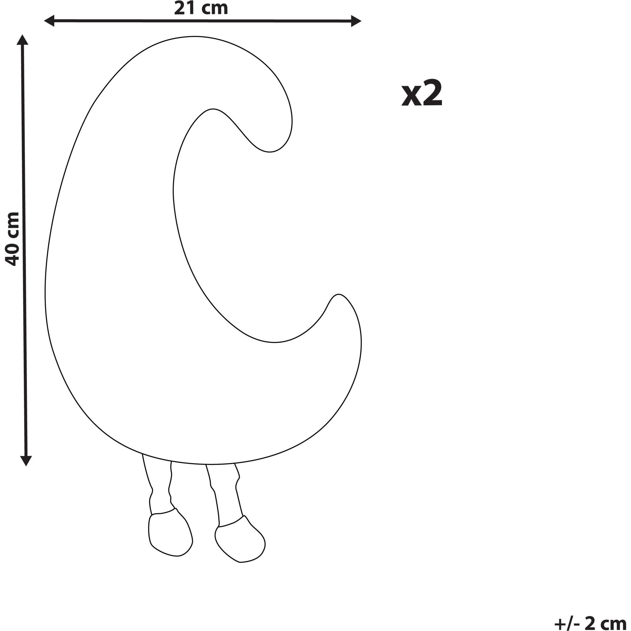 Thumbnail - Beliani, Kinderkissen, Moonlighter (21 x 40 cm)