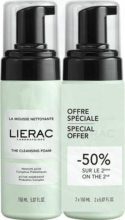 Produktbild Lierac Cleansing Foam 2x150ml (Reinigungsschaum, 150 ml)