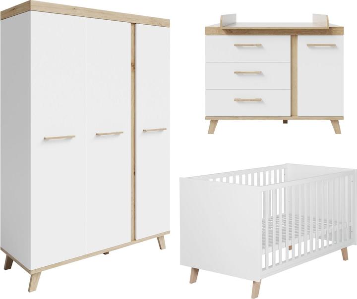 Actual product image Roba Smile (Baby cot, Children's wardrobes, Changing unit)