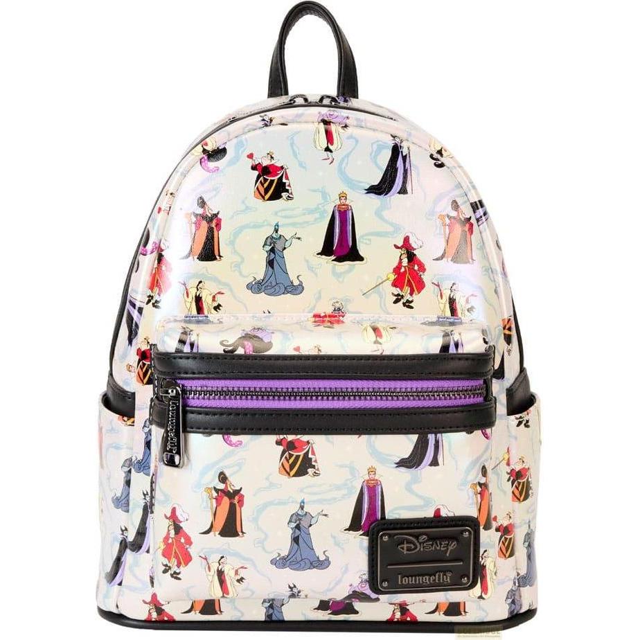 Loungefly, Kindergartentasche, Disney Villians by Mini-Rucksack Iridescent