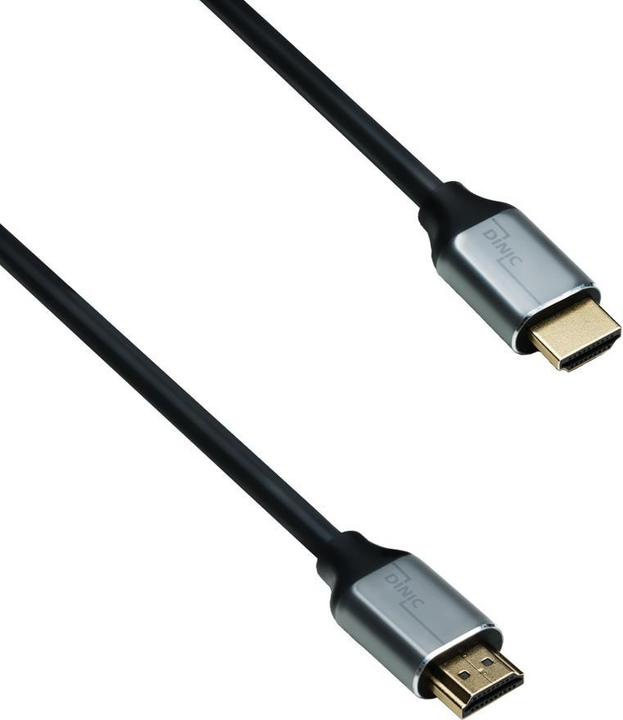Image du produit Dinic HDMI2.1Kab.m.2Stec.Alu.geh.2m (2 m)