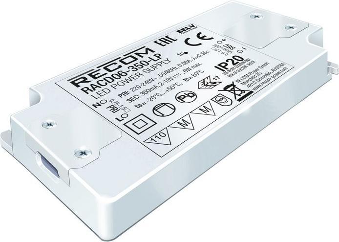 Produktbild Recom LED Driver CC 6W 500mA Low Profile
