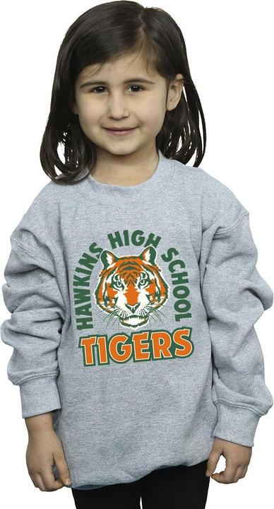 Produktbild Netflix Stranger Things Hawkins Arch Tiger Sweatshirt Mädchen (128)